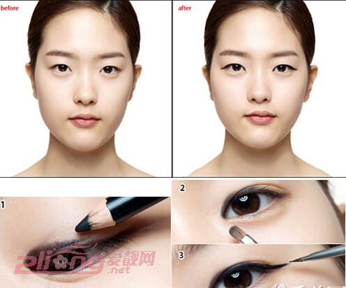 单眼皮怎么画眼妆？四种电力十足的画法