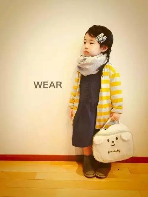 日本萌娃童装走秀,日系小童装潮流搭配