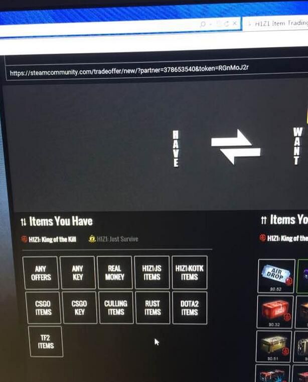 h1z1皮肤在哪买,h1z1交易步骤