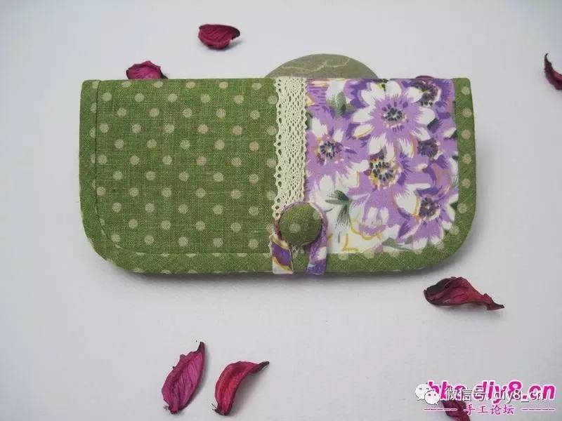 「百合幽兰」一款今年最流行草木绿色超多卡位的钱包教程,你来不来学?