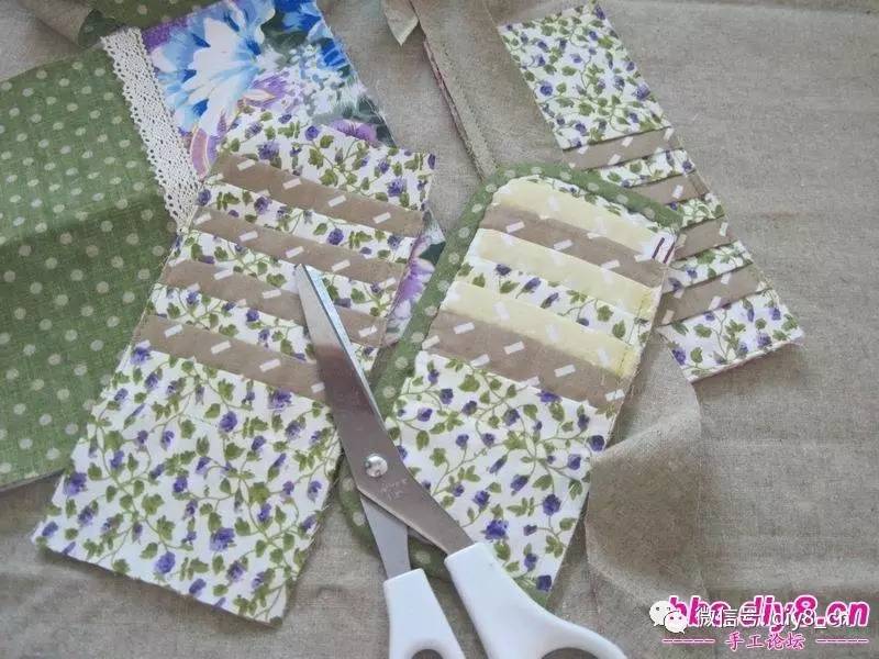 「百合幽兰」一款今年最流行草木绿色超多卡位的钱包教程,你来不来学?