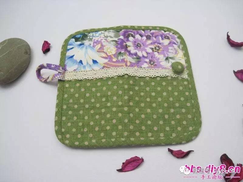 「百合幽兰」一款今年最流行草木绿色超多卡位的钱包教程,你来不来学?