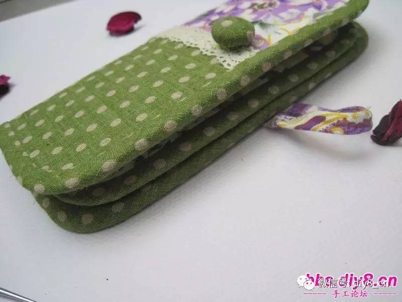 「百合幽兰」一款今年最流行草木绿色超多卡位的钱包教程,你来不来学?