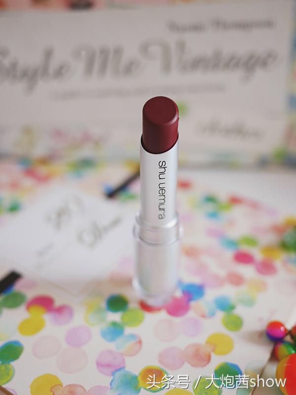 植村秀焦糖玫瑰色口红,植村秀枣泥暗玫瑰色