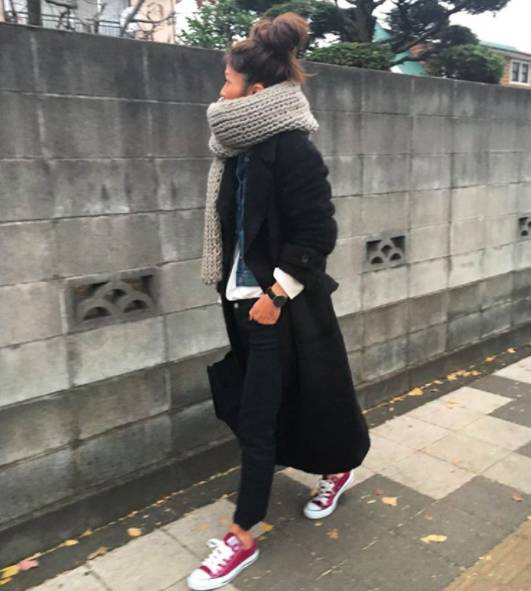 蛋卷头发穿搭冬,小红帽的围巾穿搭