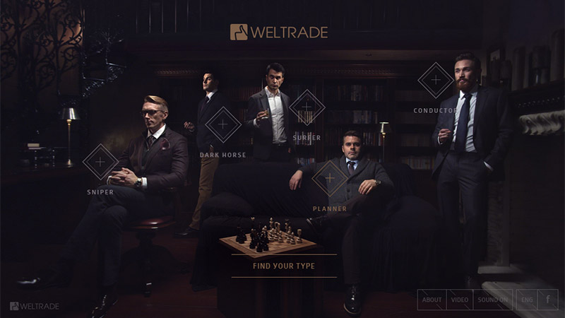 简洁大方的网页设计,单页网页设计案例