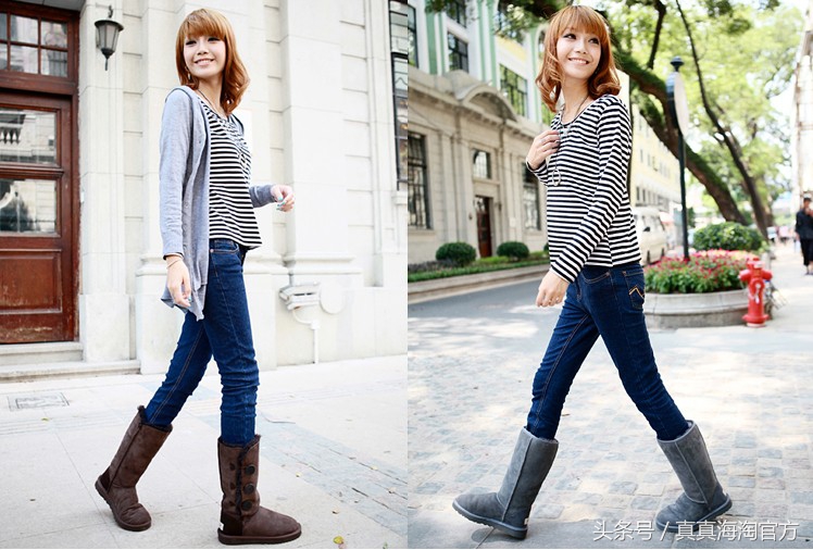 告别小粗腿~温暖时尚的雪地靴搭配法则