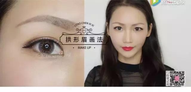 7种眉形图片,七种脸型的眉毛画法