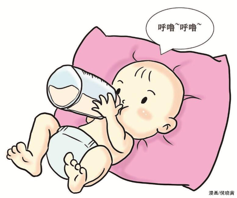 宝宝一吃奶就咕噜咕噜的响,吃奶没有呼噜声是喉喘鸣么