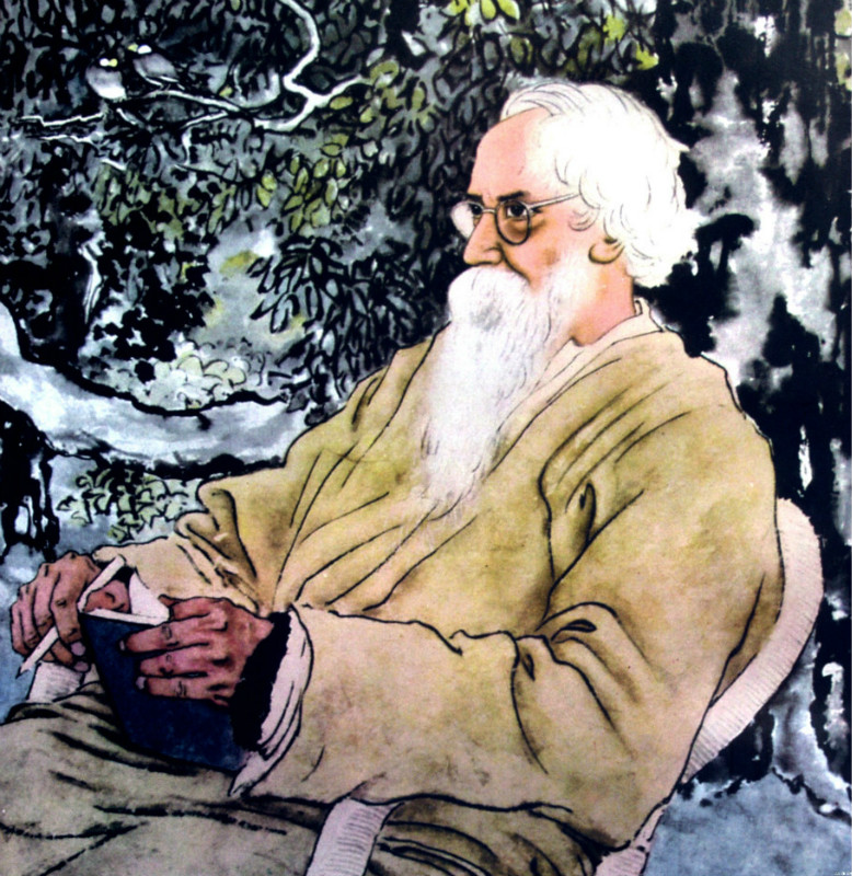 徐悲鸿的八匹奔跑的马画作品欣赏,徐悲鸿画喜鹊作品欣赏大全