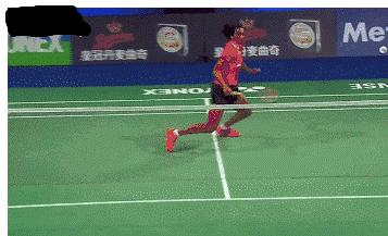 羽毛球劈吊和劈杀球,羽毛球劈对角线慢动作