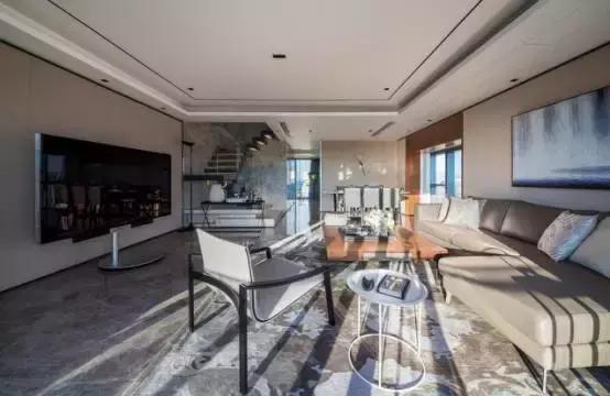 高大上的跃层装修效果图大全,300平跃层不吊顶怎么设计高大上