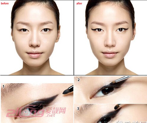 单眼皮怎么画眼妆？四种电力十足的画法