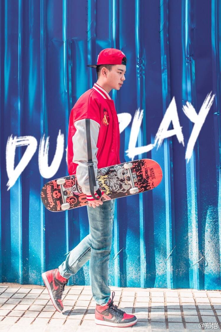 郑恺和模特照片 (郑恺baby假装模特)