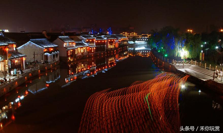 嘉兴月河街老字号美食,江南水乡月河古街