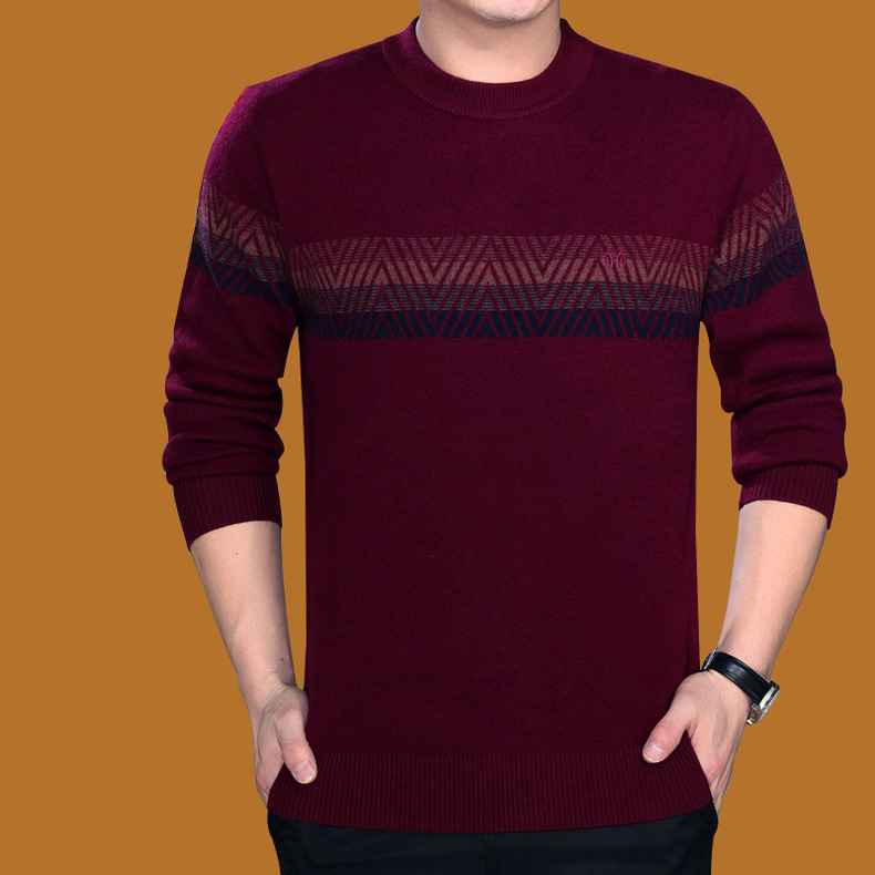 老爸买什么羊绒衫好看,父亲款羊毛衫