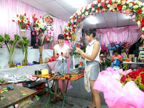 深圳最美花店,深圳年轻漂亮女孩