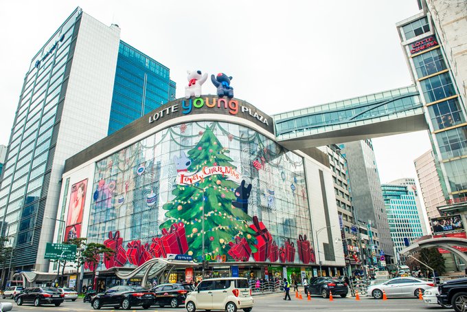 明洞韩国首尔的购物天堂,首尔明洞高档购物中心