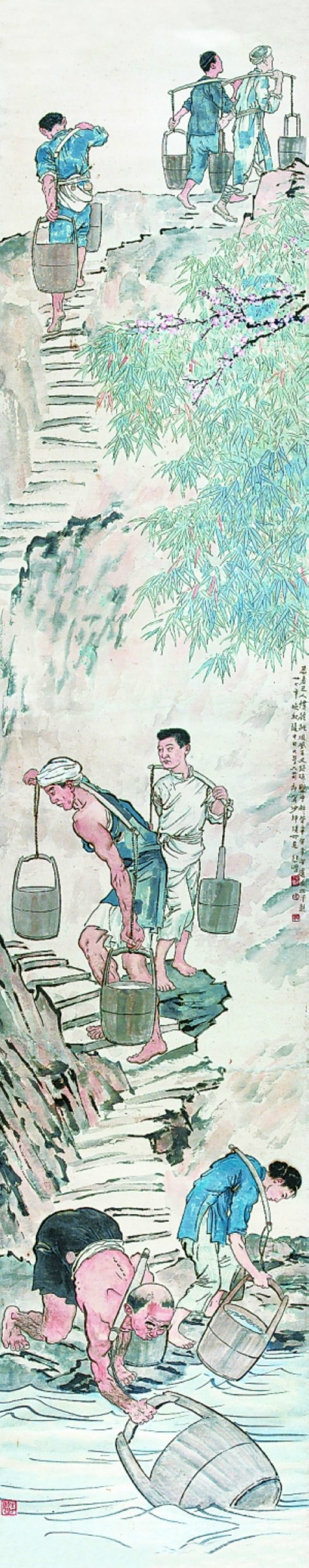 徐悲鸿的八匹奔跑的马画作品欣赏,徐悲鸿画喜鹊作品欣赏大全