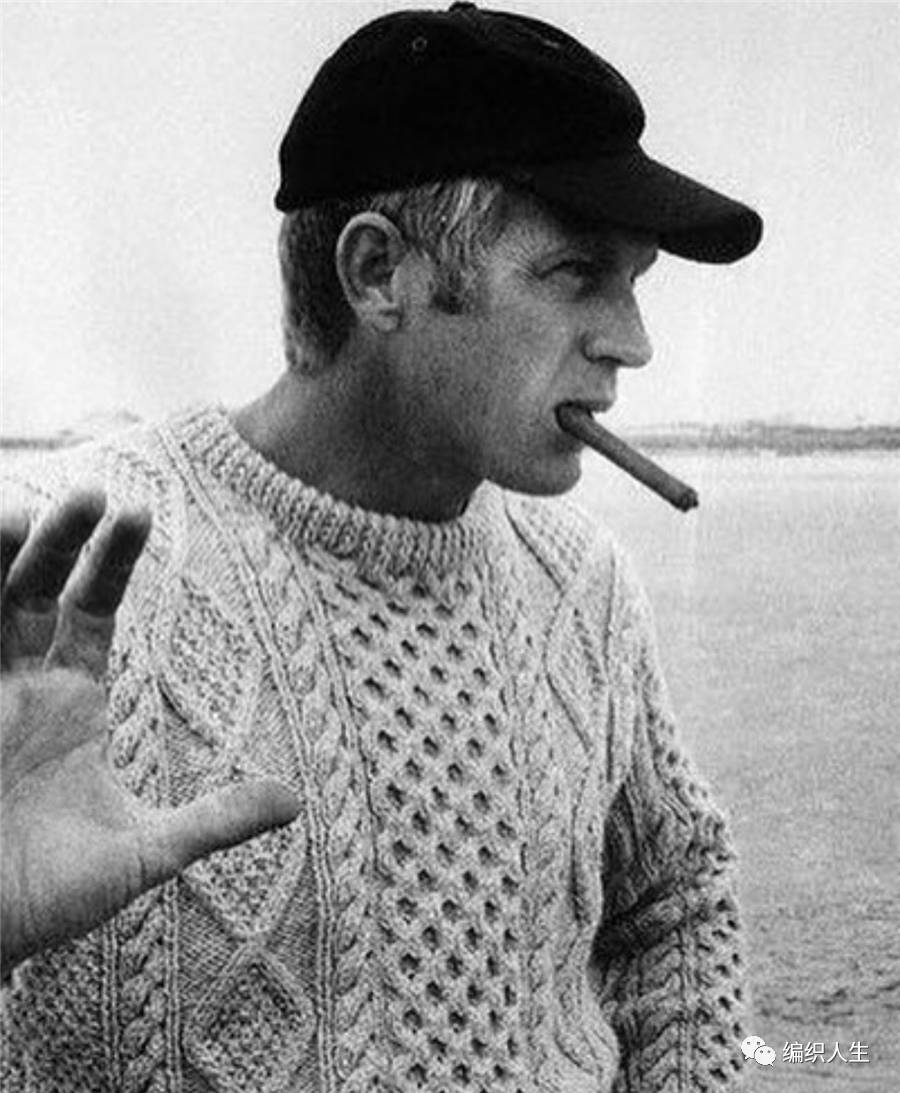 根西岛毛衣,费尔岛圆肩毛衣图解