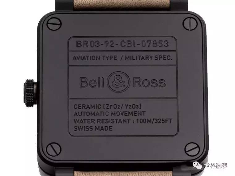 杰作指南｜军风陶瓷大三针BELLROSSBR03-92VSIWC马克十八