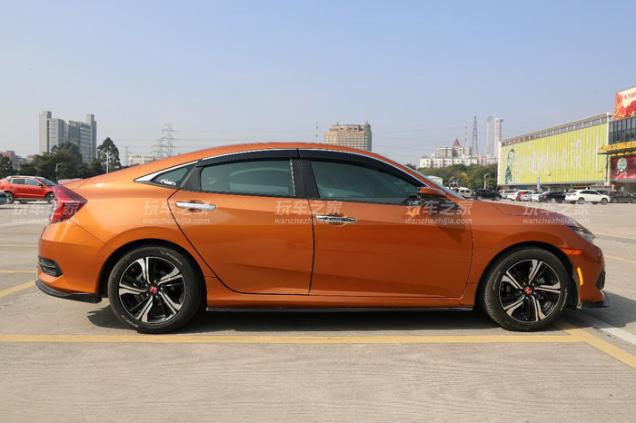 八代思域改jsracing排气,十代思域动力升级2.0改装案例