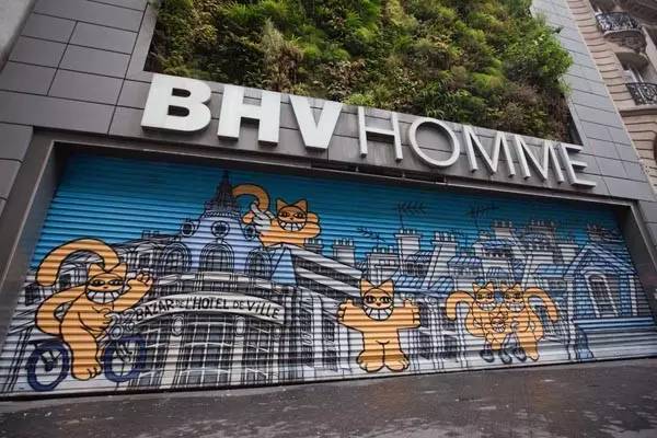 有一个街头艺术家把一只猫涂遍了巴黎，后来它遍布了全世界