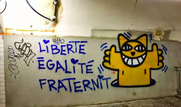 有一个街头艺术家把一只猫涂遍了巴黎，后来它遍布了全世界