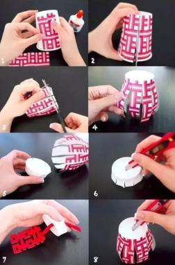 手工diy挂件新年快乐灯,2024龙年春节手工diy