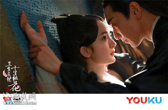 《三生三世十里桃花》优酷首播杨幂赵又廷弹幕约粉丝观看