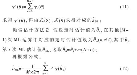 基于ML的OFDM优化同步算法