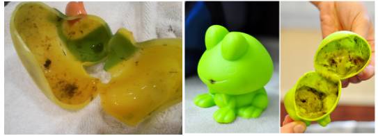 「警惕」这款妈妈超爱的磨牙胶剪开后竟是黑色的!你还敢让孩子放嘴里咬吗?