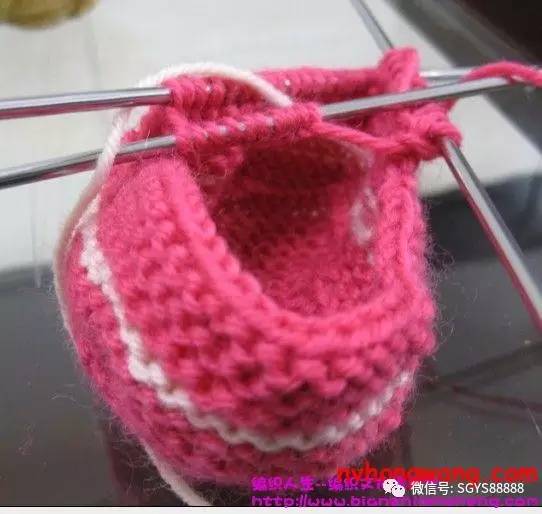 编织童鞋一岁以内的编织教程,儿童棒针编织花样及图解