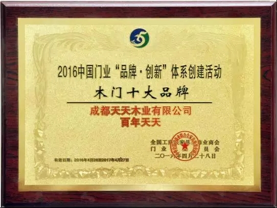 天天木门排名前十,2021年全国木门十大公认品牌