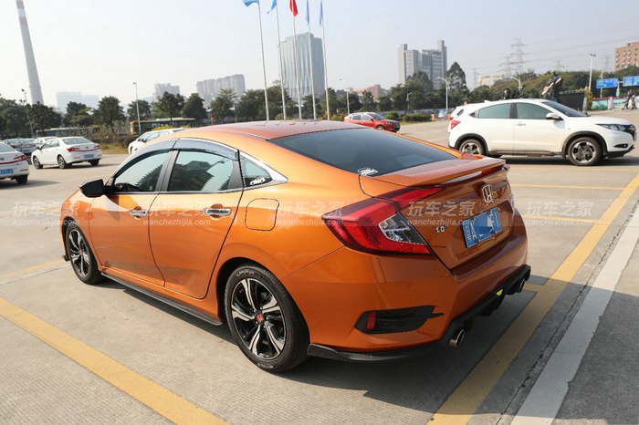 八代思域改jsracing排气,十代思域动力升级2.0改装案例