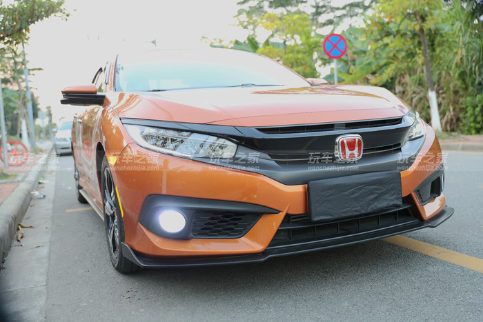 八代思域改jsracing排气,十代思域动力升级2.0改装案例