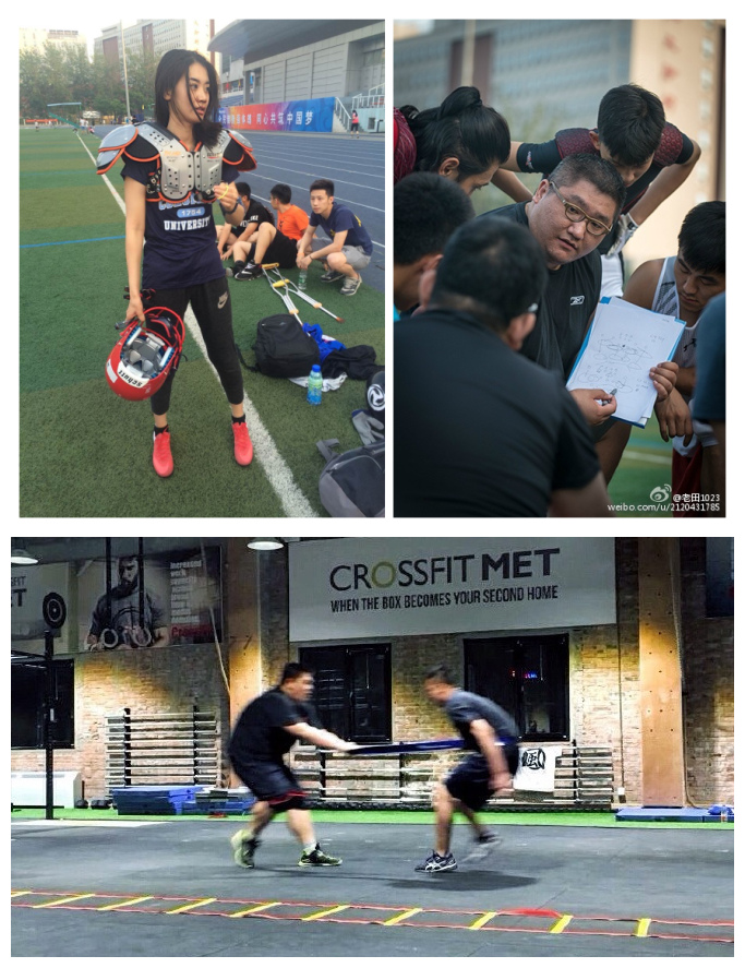 待你长发及腰，一起打橄榄球可好？