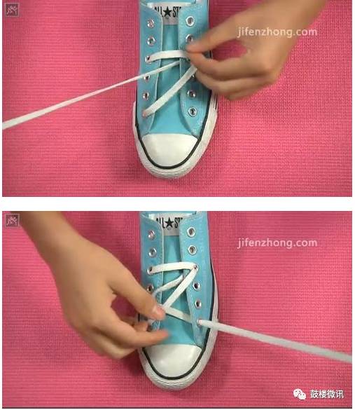 鞋带的花样系法简单又好看,鞋带的漂亮穿法