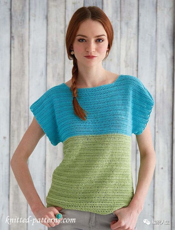 从上往下钩毛衣教程大全,钩毛衣从头往下详细的讲解