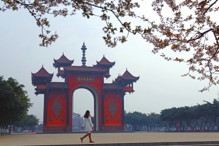 成都人20分钟飙到彭山下月看中国最长樱花长堤