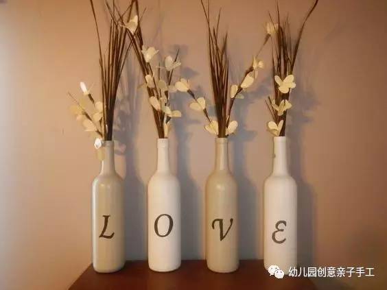 幼儿园废旧化妆瓶手工制作大全,废物利用手工幼儿园罐头瓶