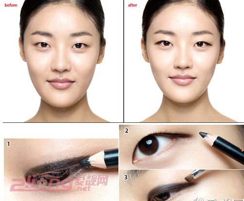 单眼皮怎么画眼妆？四种电力十足的画法