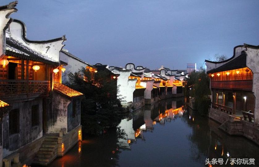 嘉兴月河街老字号美食,江南水乡月河古街