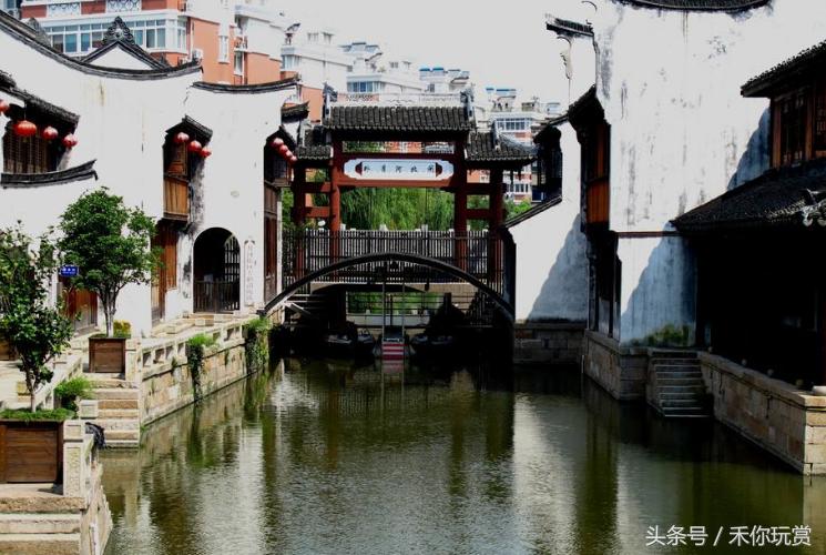 嘉兴月河街老字号美食,江南水乡月河古街