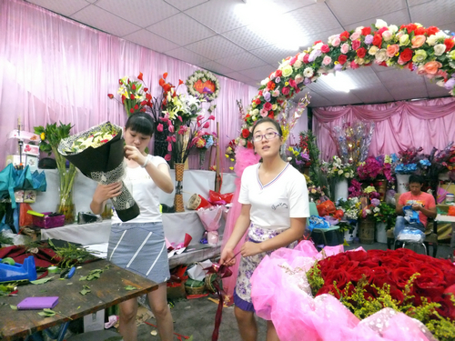 深圳最美花店,深圳年轻漂亮女孩