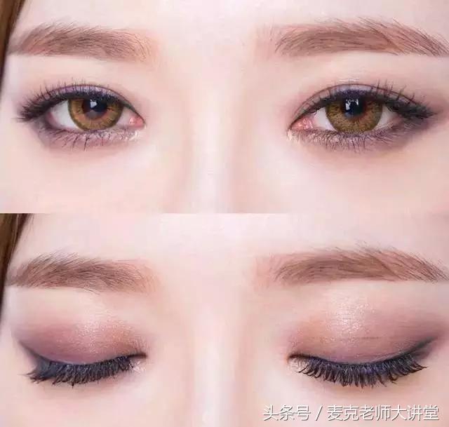 大直径美瞳怎么画眼妆,如何画戴美瞳的眼妆教程