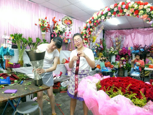 深圳最美花店,深圳年轻漂亮女孩