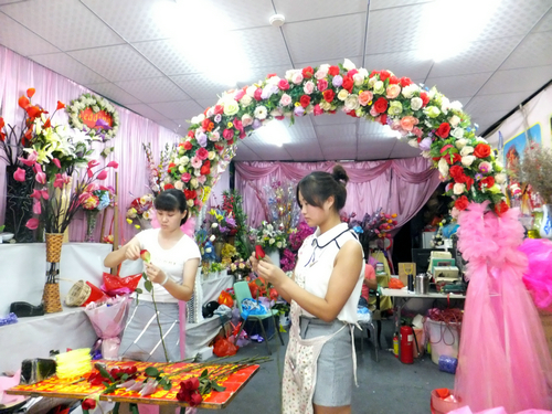 深圳最美花店,深圳年轻漂亮女孩