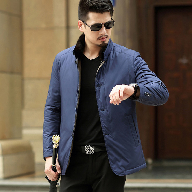 胖子男士棉衣外套加厚款丝棉夹克,送爸爸的冬季帅气时髦外套