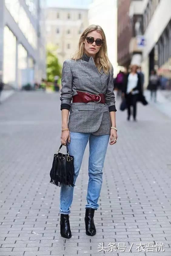 同款裙子腰带显瘦技巧,上衣系腰带款显瘦内搭